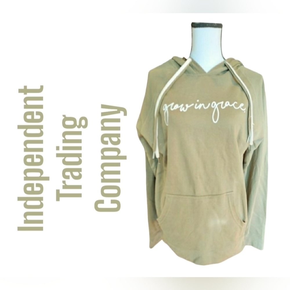 Independent hoodie Olive green womens Size Large
